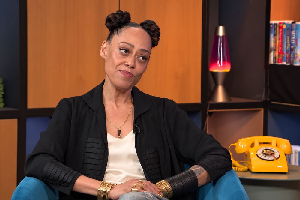 Glumica Cree Summer tokom intervjua o seriji „A Different World“.